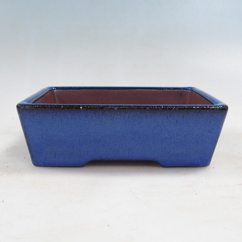 Bonsaischaal 14,5 x 11 x 4,5 cm, kleur blauw