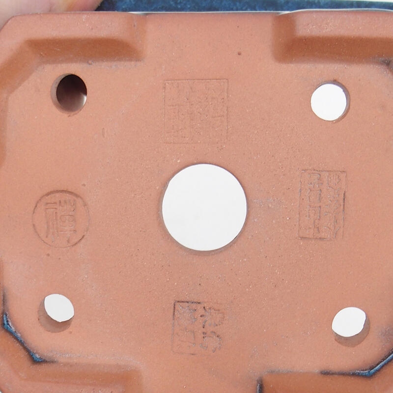 Bonsaischaal 14 x 12 x 6 cm, kleur blauw