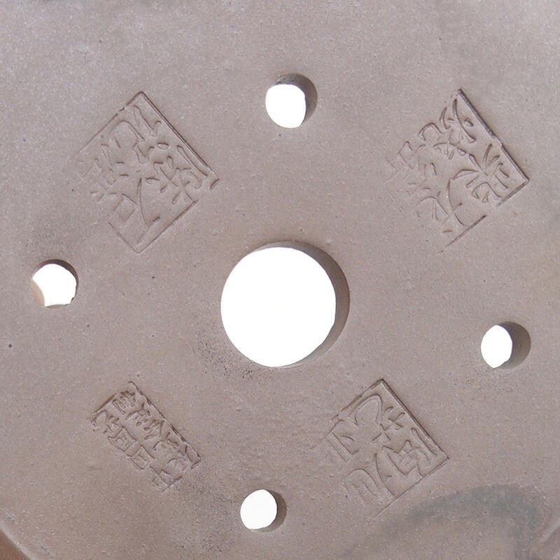 Bonsaischaal 14 x 14 x 5,5 cm, kleur blauw