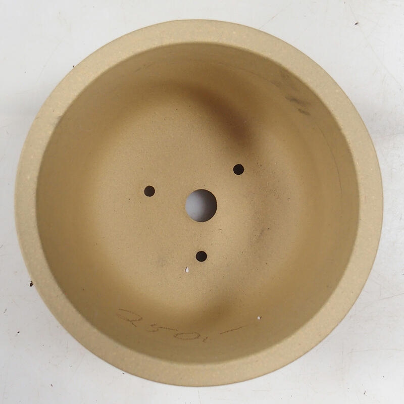 Bonsaischaal 14 x 14 x 9 cm, kleur oker