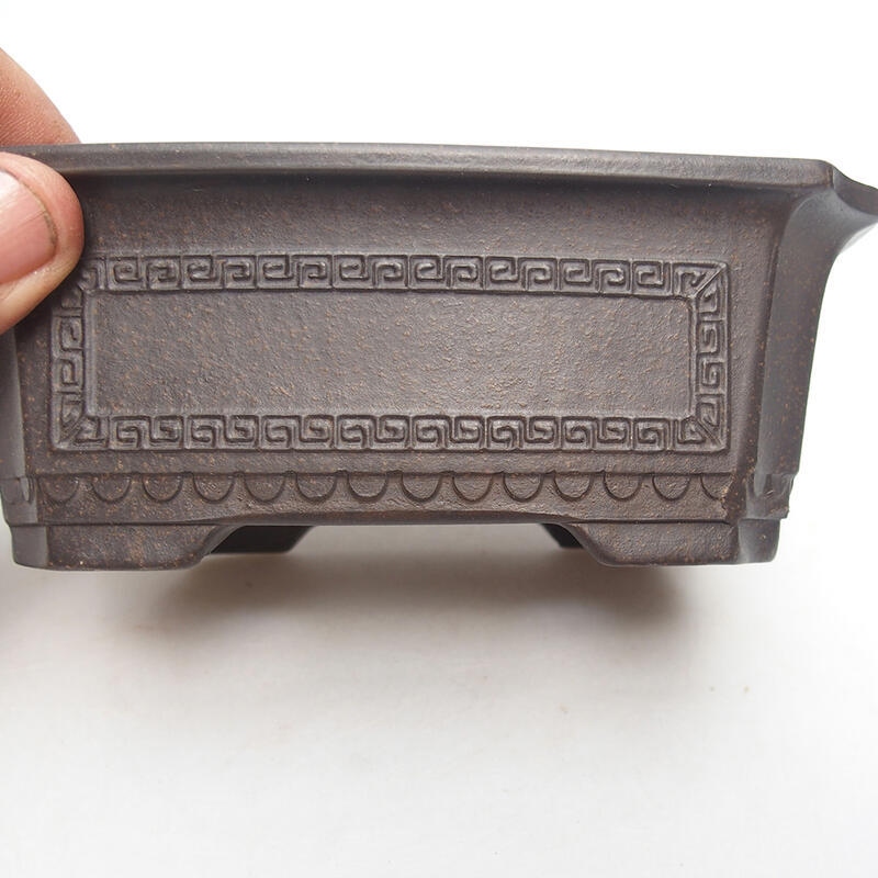 Bonsaischaal 15,5 x 10,5 x 5,5 cm, kleur bruin oker