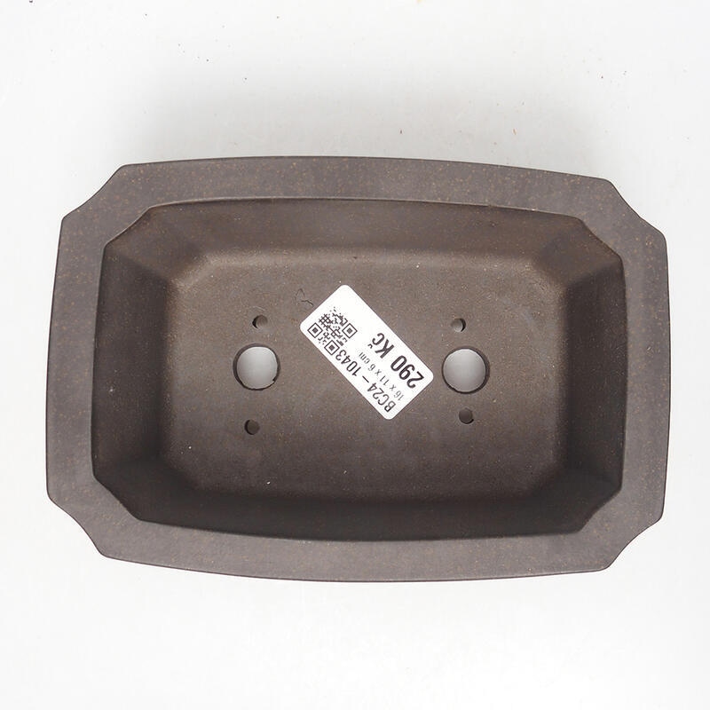 Bonsaischaal 15,5 x 10,5 x 5,5 cm, kleur bruin oker