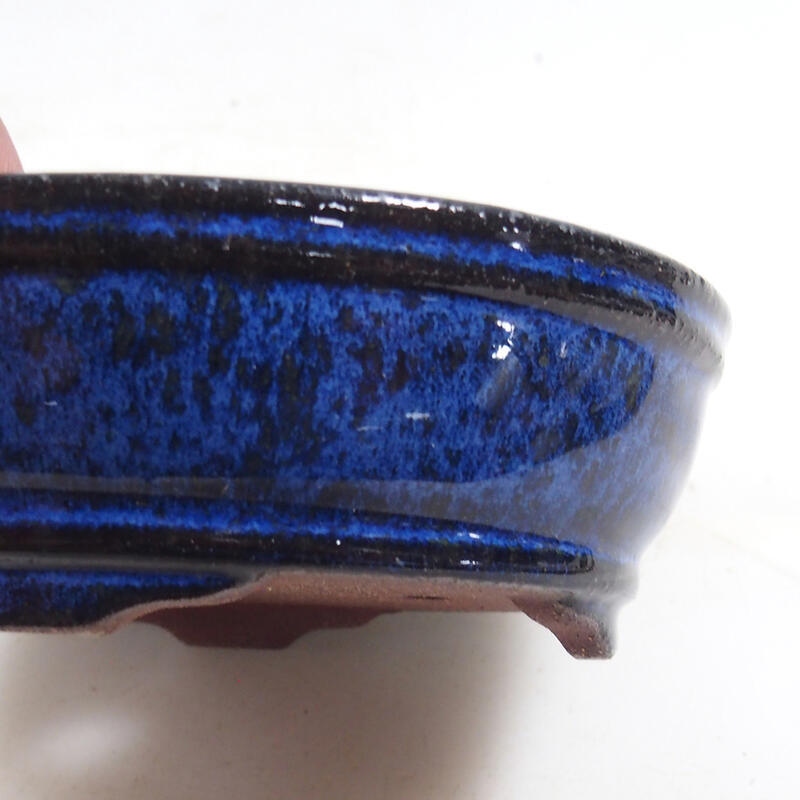 Bonsaischaal 15,5 x 11,5 x 4,5 cm, kleur blauw