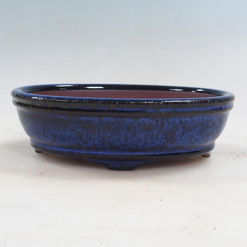 Bonsaischaal 15,5 x 11,5 x 4,5 cm, kleur blauw