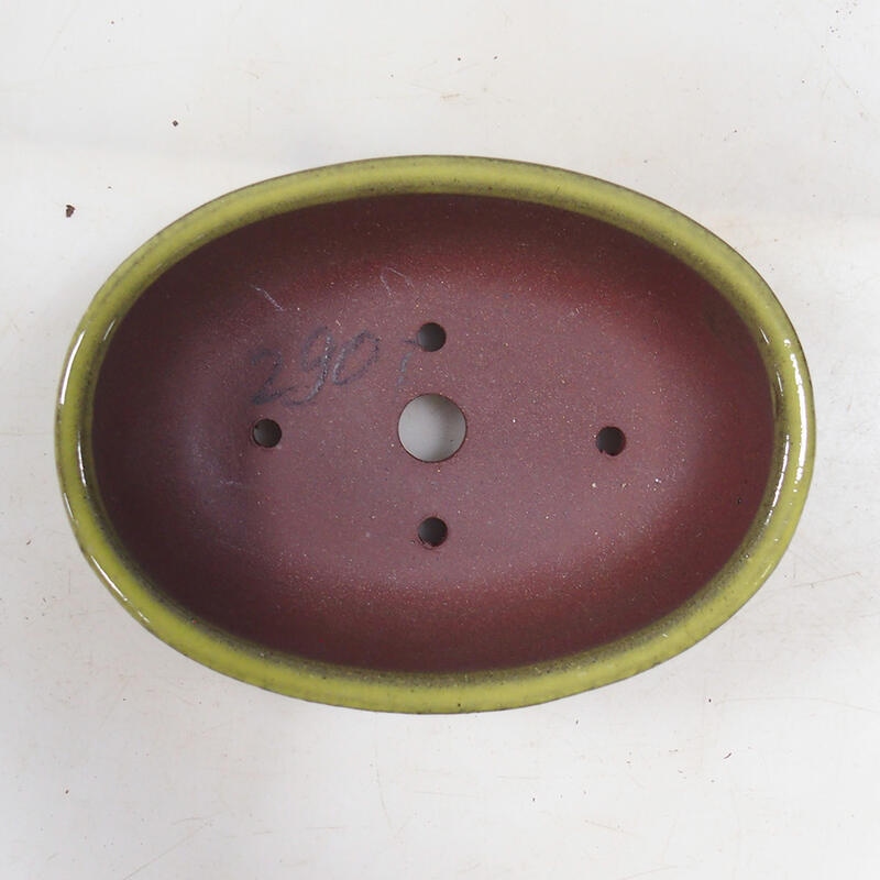 Bonsaischaal 15,5 x 11,5 x 4,5 cm, geel