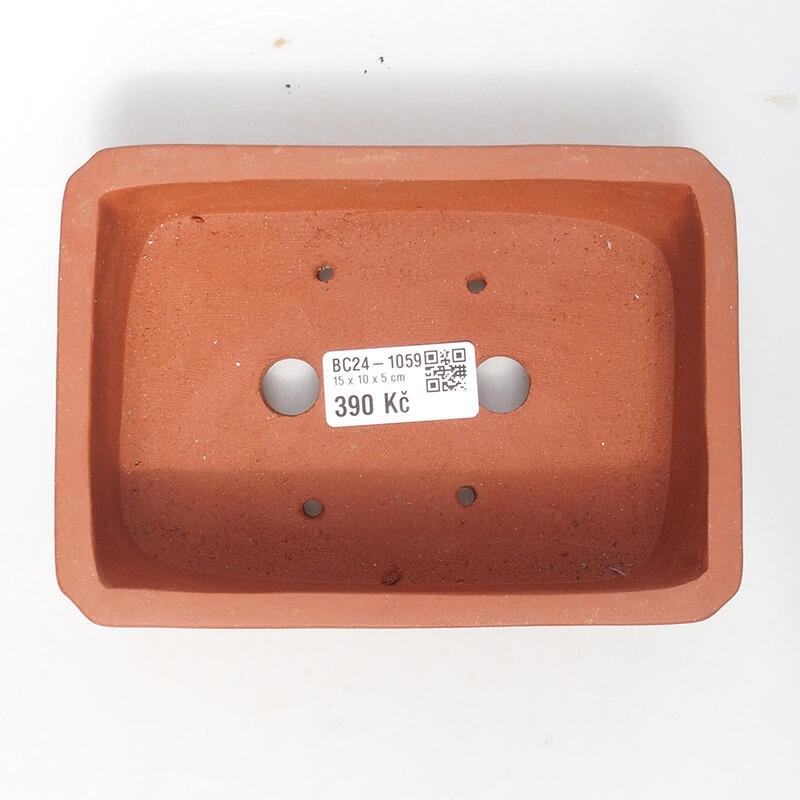 Bonsaischaal 15,5 x 11 x 5 cm, baksteenkleur