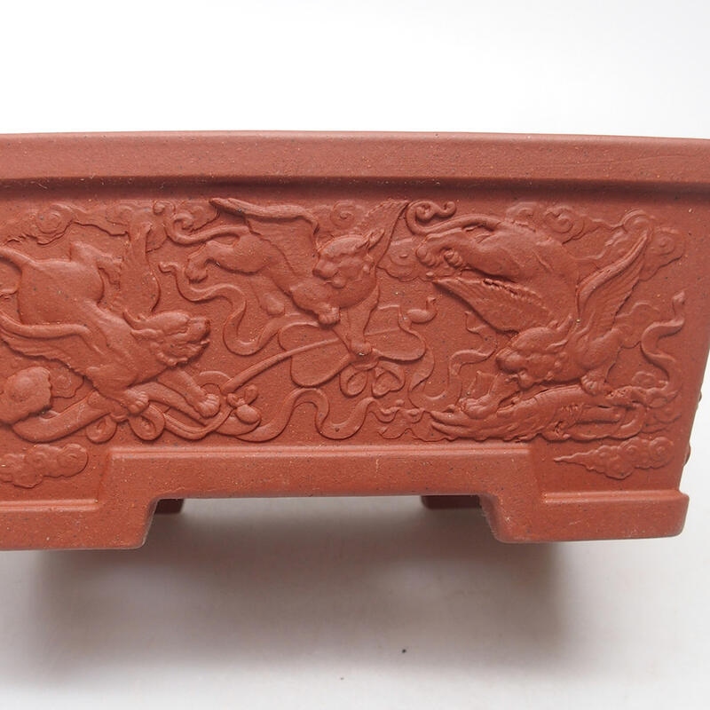 Bonsaischaal 15,5 x 11 x 6,5 cm, baksteenkleur