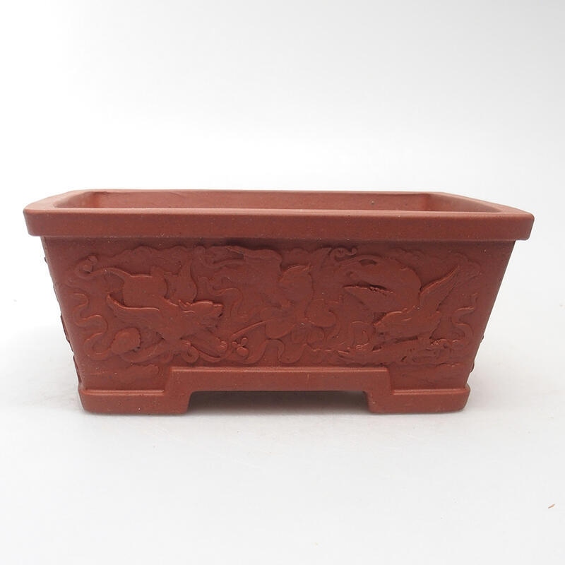 Bonsaischaal 15,5 x 11 x 6,5 cm, baksteenkleur