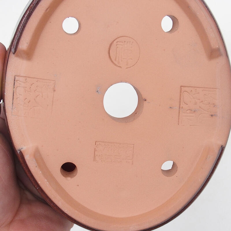 Bonsaischaal 15,5 x 13 x 5 cm, bruin