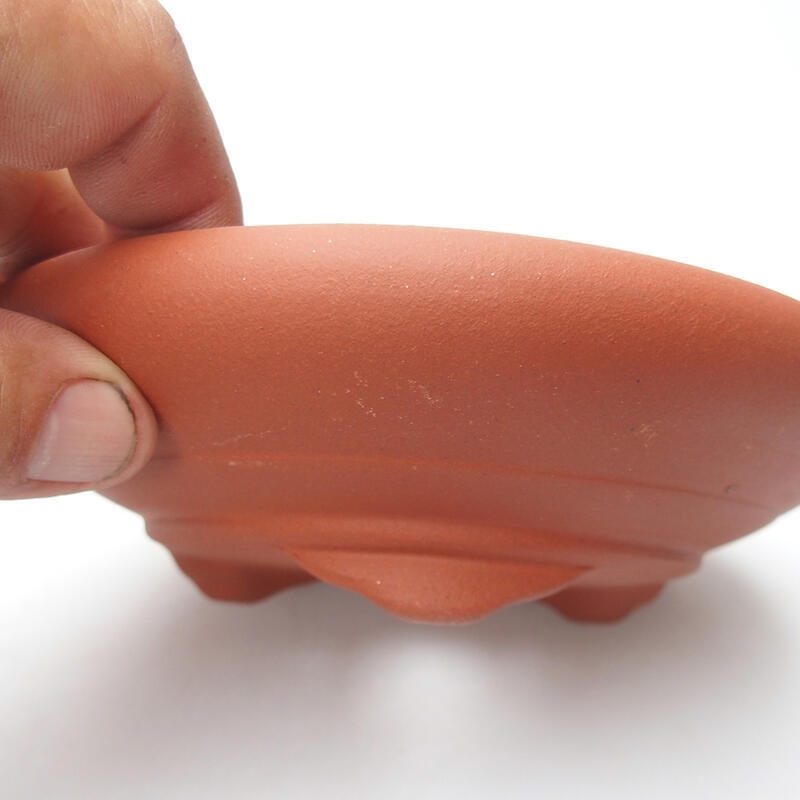 Bonsaischaal 15,5 x 15,5 x 4,5 cm, baksteenkleur