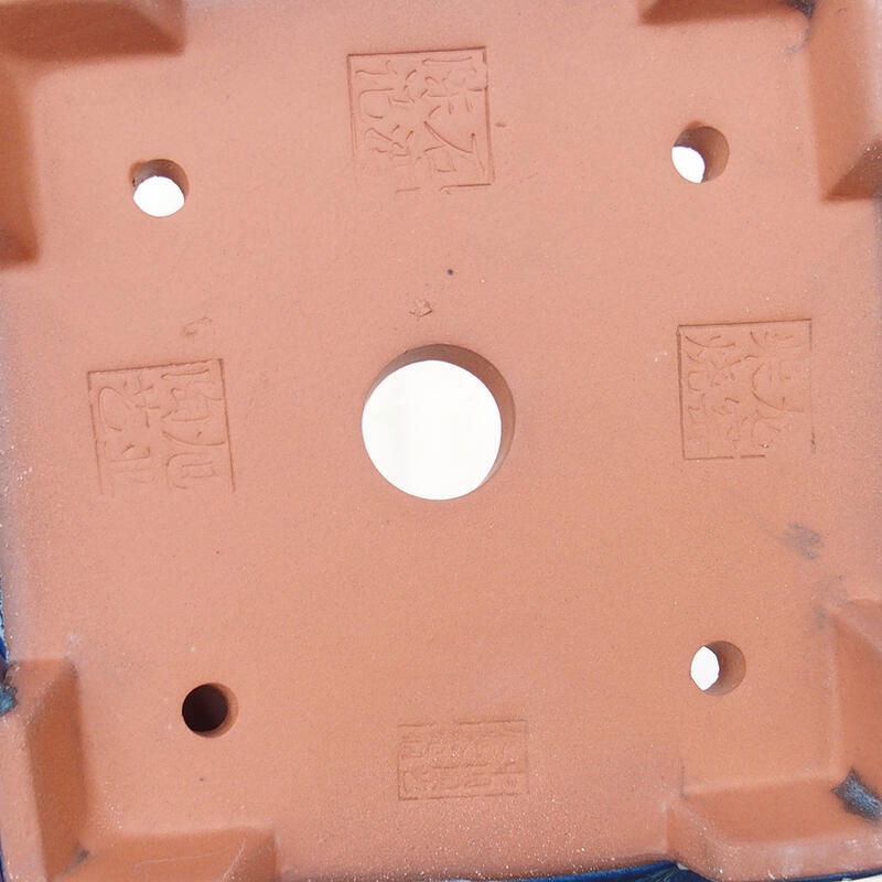 Bonsaischaal 15,5 x 15,5 x 5,5 cm, kleur blauw