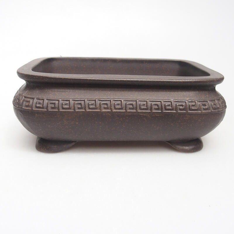 Bonsaischaal 15 x 10,5 x 5,5 cm, kleur bruin oker