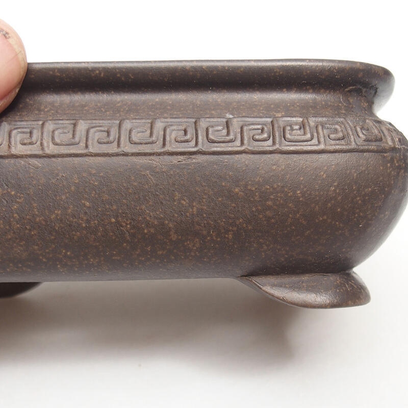 Bonsaischaal 15 x 10,5 x 5,5 cm, kleur bruin oker