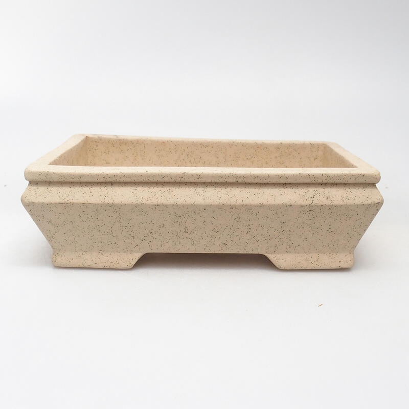 Bonsaischaal 16,5 x 11,5 x 5 cm, kleur beige