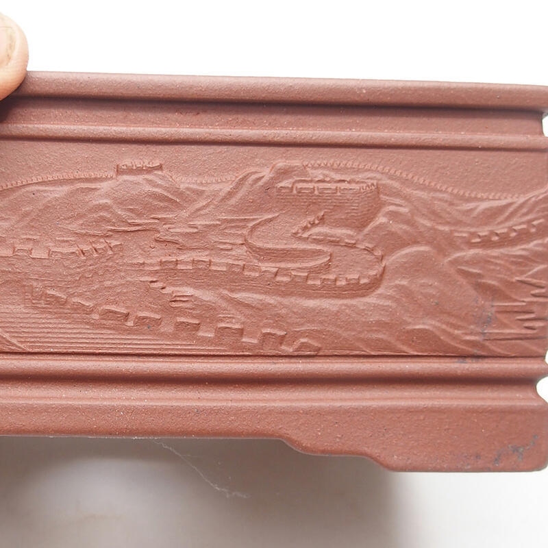 Bonsaischaal 16 x 11 x 6,5 cm, baksteenkleur