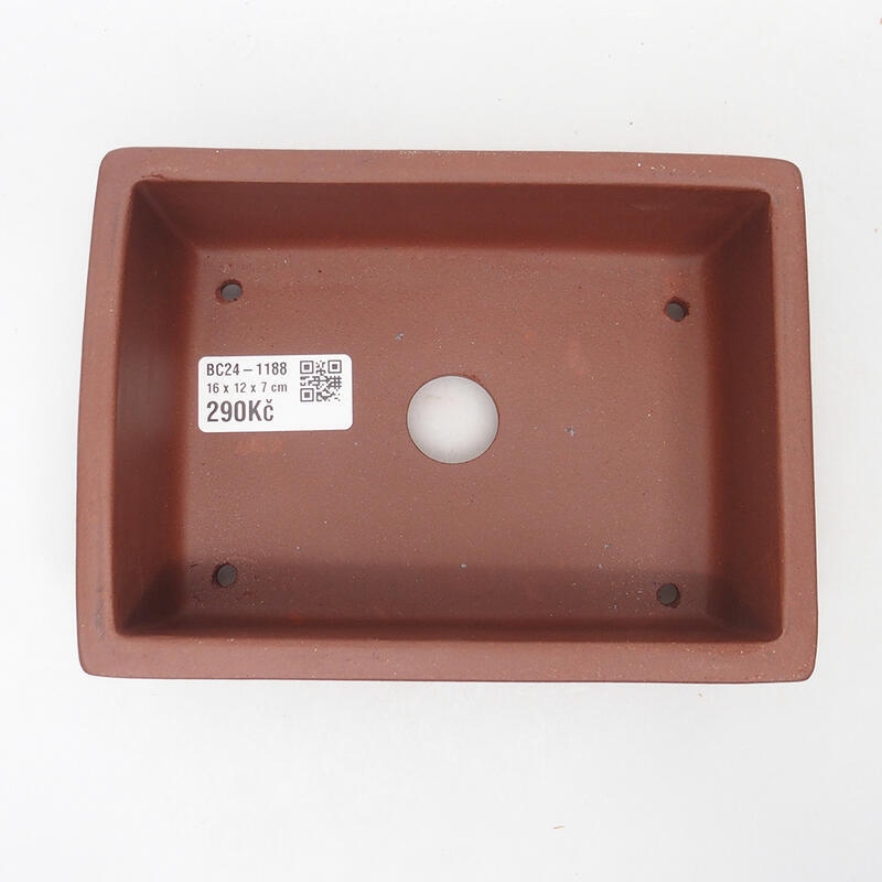 Bonsaischaal 16 x 11 x 6,5 cm, baksteenkleur