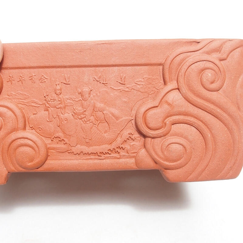 Bonsaischaal 16 x 12 x 7 cm, baksteenkleur