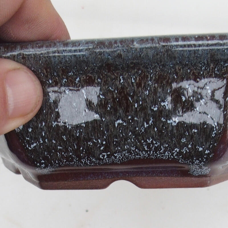 Bonsaischaal 16 x 14 x 5 cm, bordeauxrood