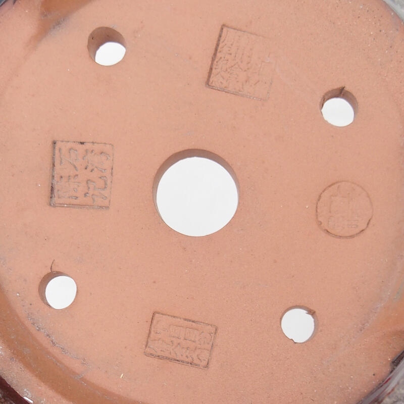 Bonsaischaal 16 x 16 x 4,5 cm, bruin