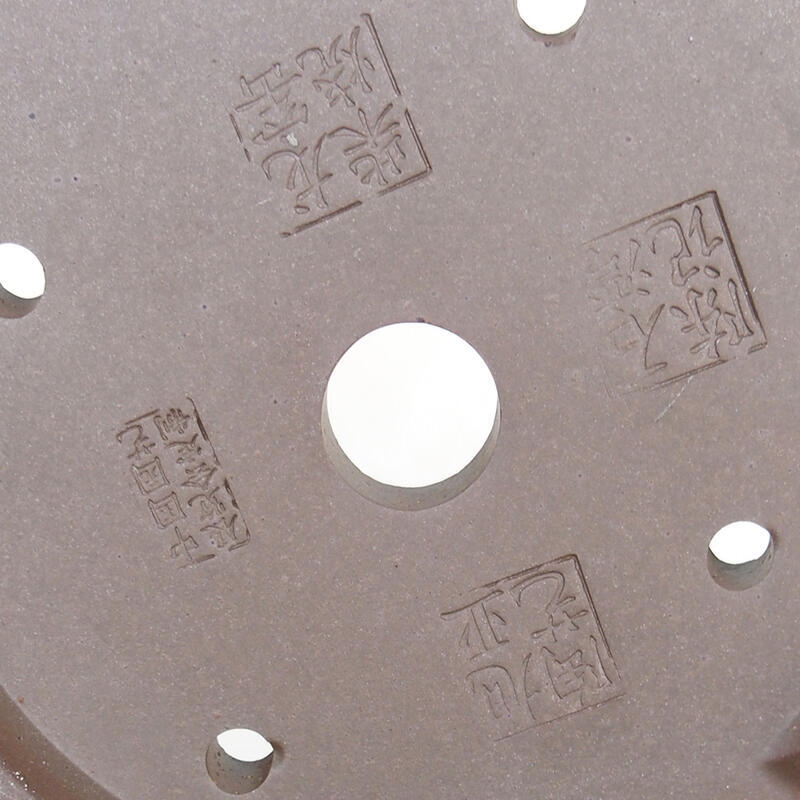 Bonsaischaal 16 x 16 x 5 cm, kleur bordeaux grijs