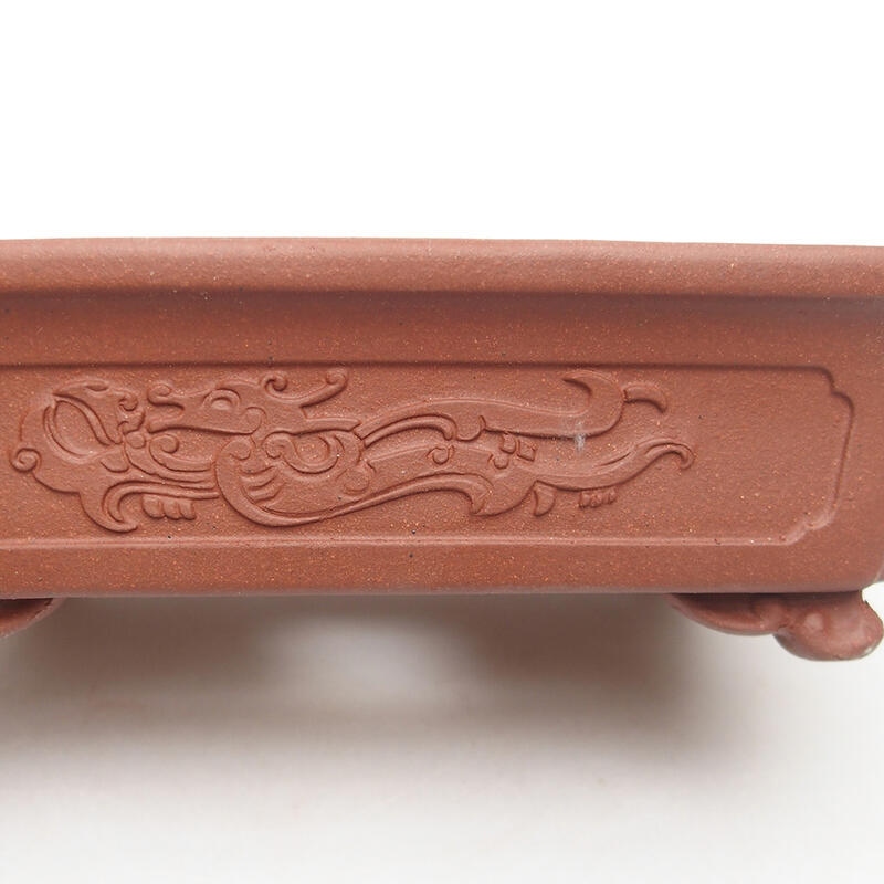 Bonsaischaal 17,5 x 13,5 x 5,5 cm, baksteenkleur