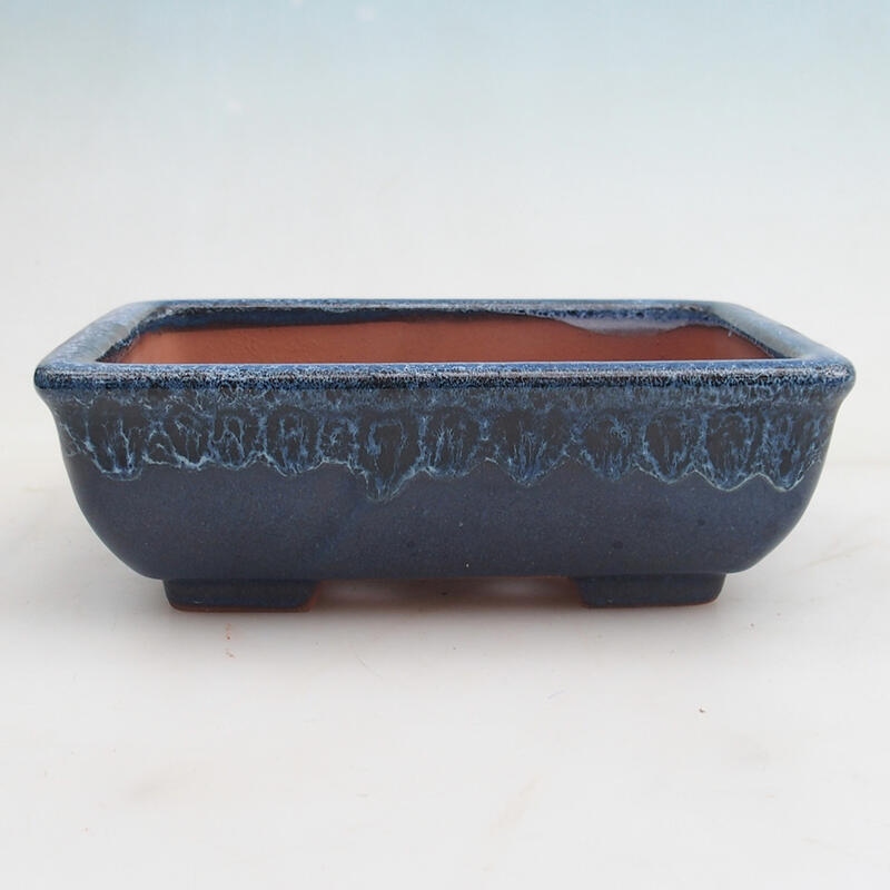 Bonsaischaal 17,5 x 13 x 5,5 cm, kleur blauw