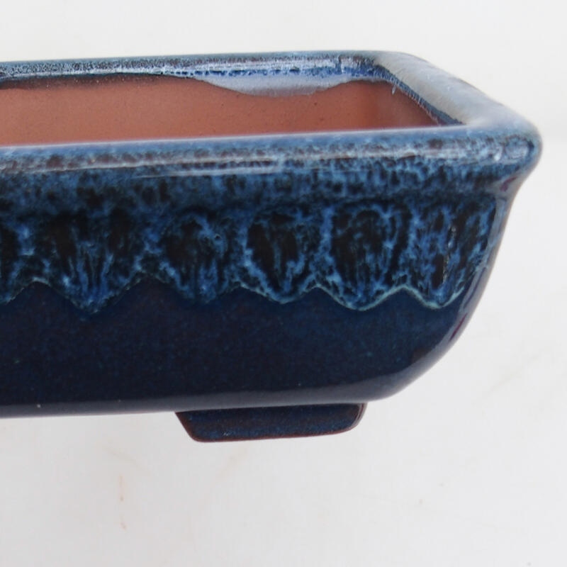 Bonsaischaal 17,5 x 13 x 5,5 cm, kleur blauw