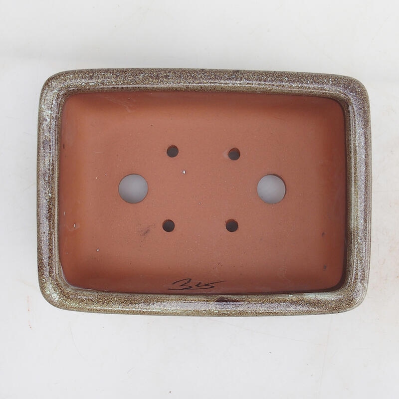 Bonsaischaal 17,5 x 13 x 5,5 cm, kleur bordeauxrood