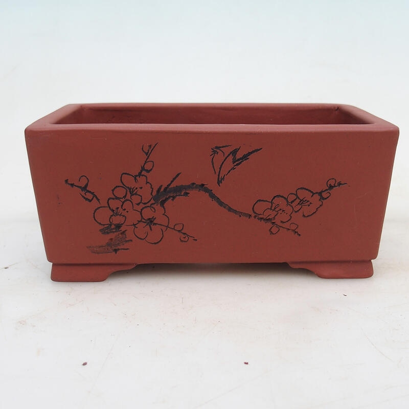 Bonsaischaal 17 x 10 x 7,5 cm, baksteenkleur