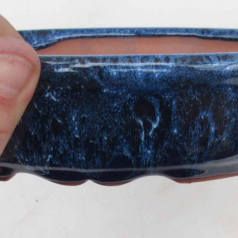 Bonsaischaal 18,5 x 15 x 4,5 cm, kleur blauw