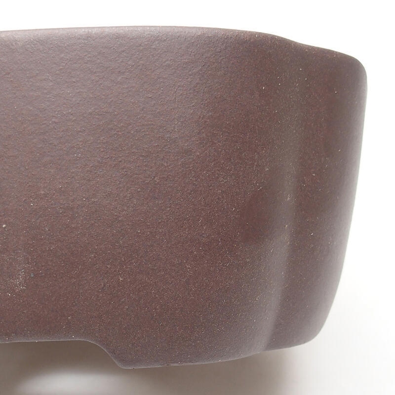 Bonsaischaal 18,5 x 18,5 x 7 cm, kleur bruin