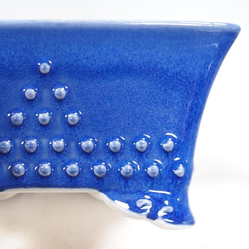 Bonsaischaal 18 x 18 x 9 cm, kleur blauw