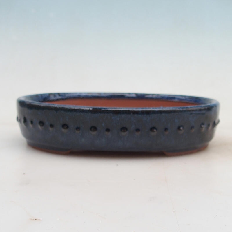 Bonsaischaal 19 x 15 x 4,5 cm, kleur blauw