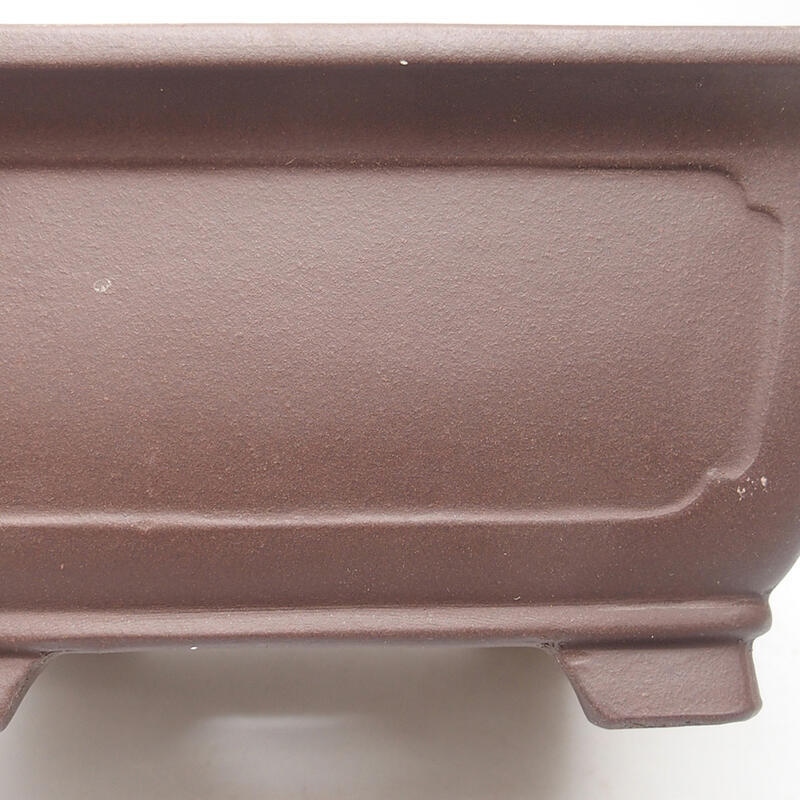 Bonsaischaal 20,5 x 20,5 x 10 cm, kleur bruin