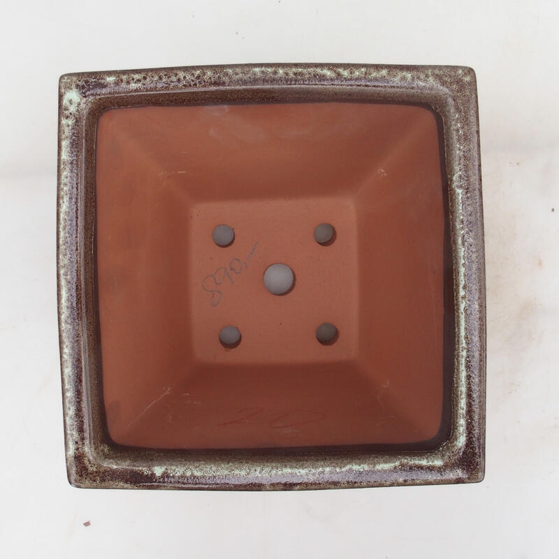 Bonsaischaal 20 x 20 x 15,5 cm, bruin