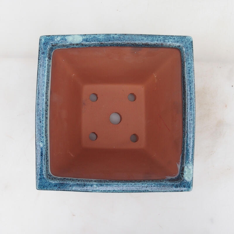 Bonsaischaal 20 x 20 x 15,5 cm, kleur blauw
