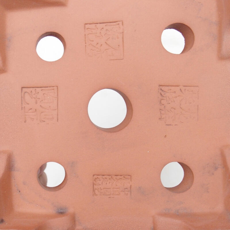 Bonsaischaal 20 x 20 x 15,5 cm, kleur blauw