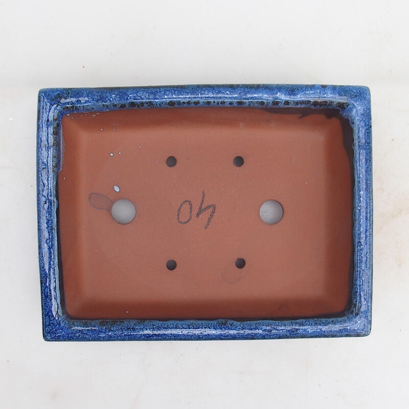 Bonsaischaal 21,5 x 16 x 5 cm, kleur blauw