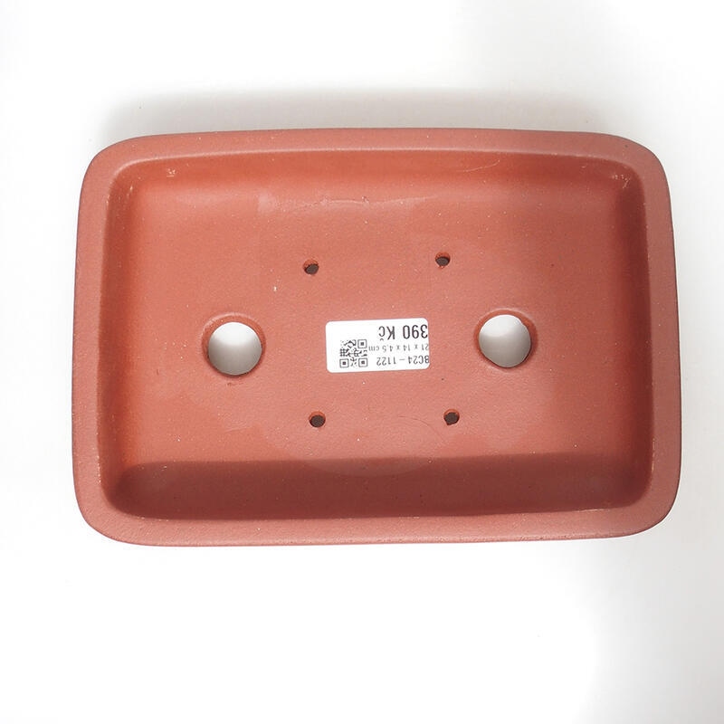 Bonsaischaal 21 x 15 x 5 cm, baksteenkleur