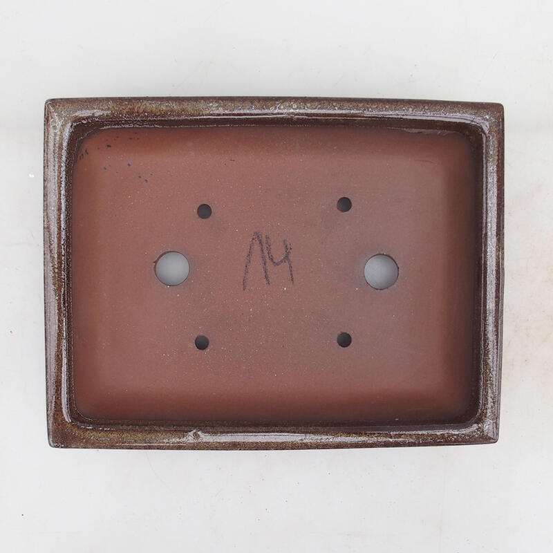 Bonsaischaal 21 x 16,5 x 4,5 cm, bruin