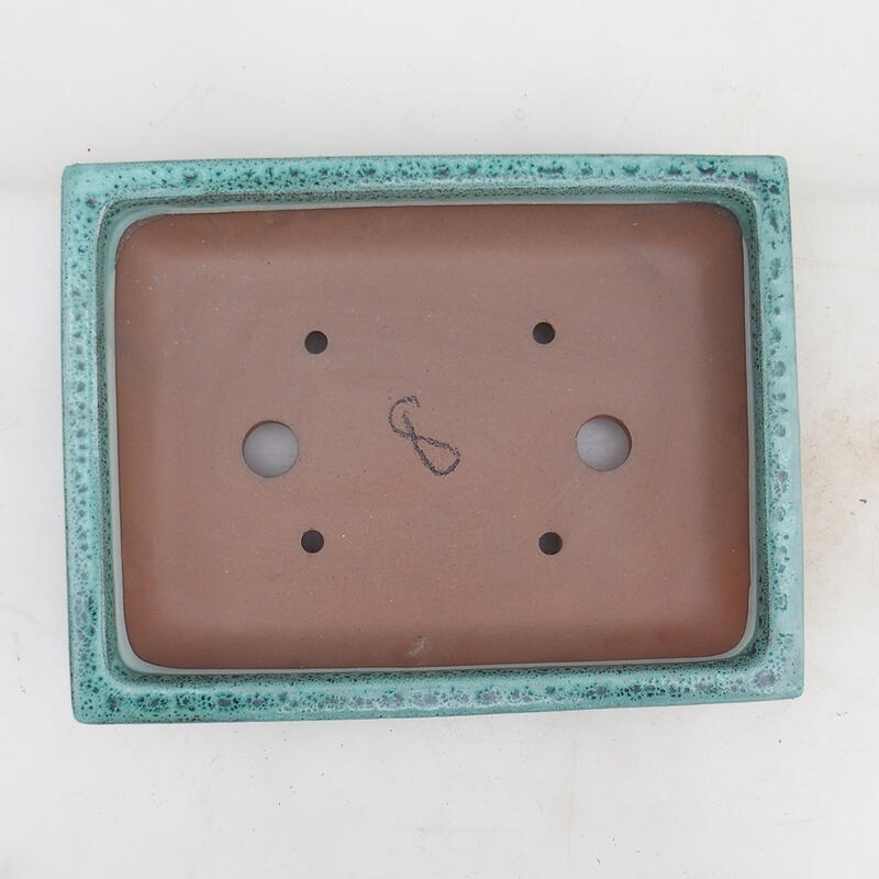 Bonsaischaal 21 x 16,5 x 4,5 cm, groen