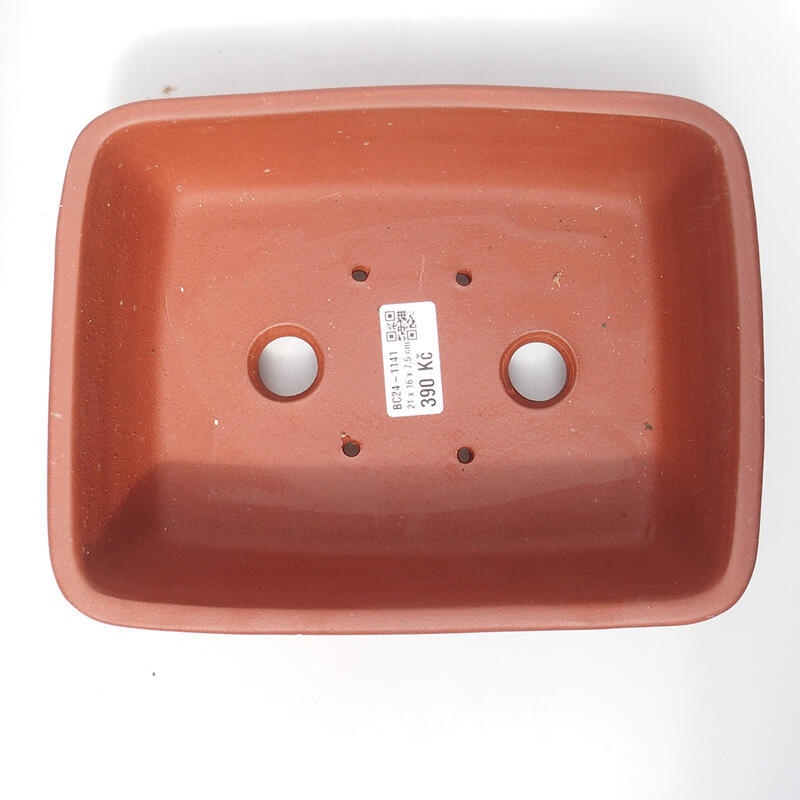 Bonsaischaal 21 x 16 x 7,5 cm, baksteenkleur