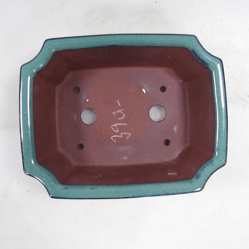 Bonsaischaal 21 x 17 x 6,5 cm, groen