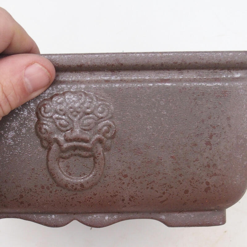 Bonsaischaal 21 x 21 x 9 cm, natuurlijke kleur