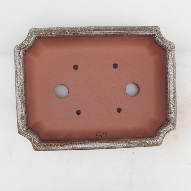 Bonsaischaal 22 x 16,5 x 4 cm, bruin