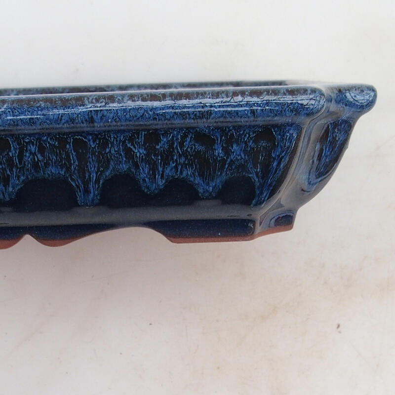 Bonsaischaal 22 x 16,5 x 4 cm, kleur blauw