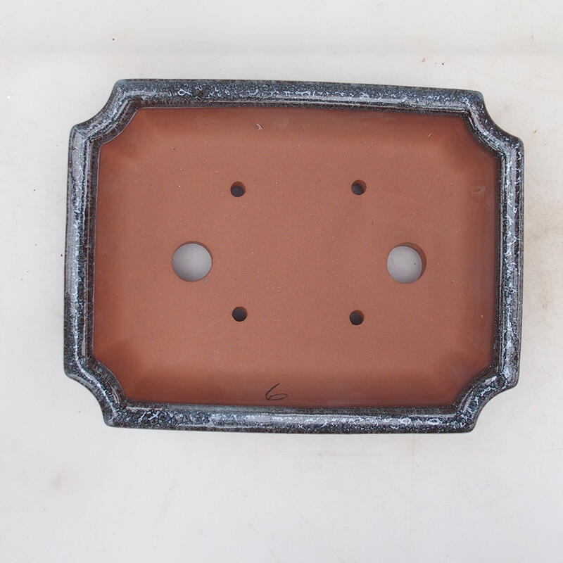 Bonsaischaal 22 x 16,5 x 4 cm, bordeauxrood