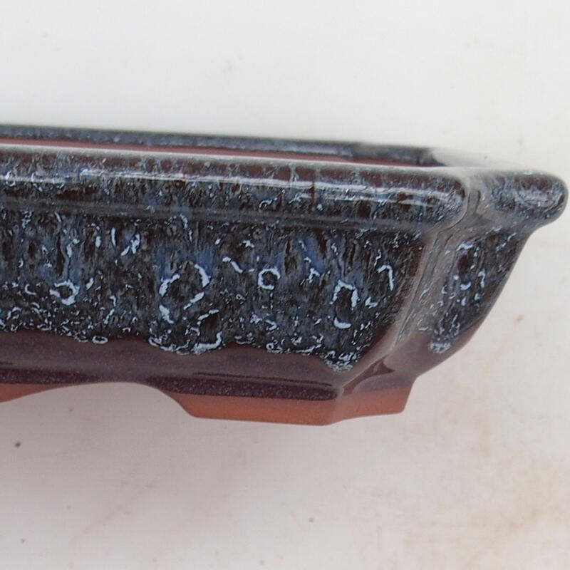 Bonsaischaal 22 x 16,5 x 4 cm, bordeauxrood