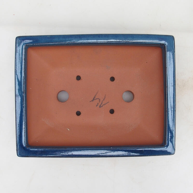 Bonsaischaal 22 x 17 x 5,5 cm, kleur blauw