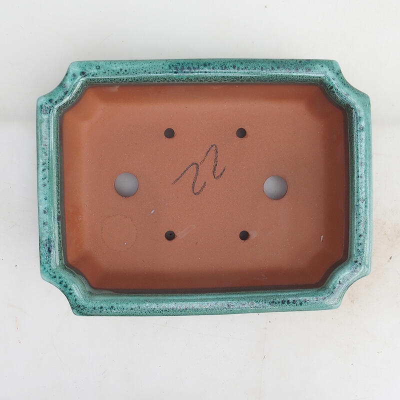 Bonsaischaal 22 x 17 x 5,5 cm, groen